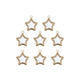 Pendentif étoile nacre 11mm