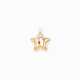 Pendentif étoile bombée 15mm
