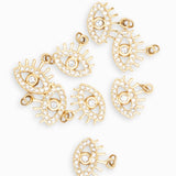 Pendentif oeil strass 11x14mm