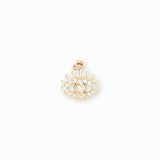 Pendentif oeil strass 11x14mm