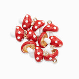 Breloque champignon 15x13mm