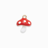 Breloque champignon 15x13mm