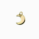 Pendentif croissant de lune 9x8mm