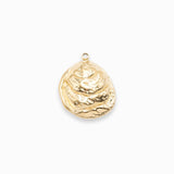 Pendentif coquille d'huître 17x14mm