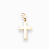 Charms croix strass 25x16mm