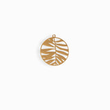 Pendentif feuille palmier 20mm