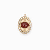 Pendentif médaille ovale 19x14.5mm