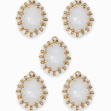 Pendentif pierres fines 19.50x17mm