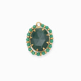 Pendentif pierres fines 19.50x17mm