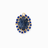 Pendentif pierres fines 19.50x17mm