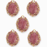 Pendentif pierres fines 19.50x17mm