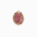 Pendentif pierres fines 19.50x17mm