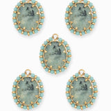 Pendentif pierres fines 19.50x17mm
