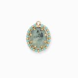 Pendentif pierres fines 19.50x17mm