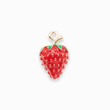 Pendentif fraise résine 19x11mm