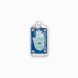 Pendentifs médaille fortune 27x15mm - Rhodié
