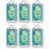Pendentifs médaille fortune 27x15mm - Rhodié