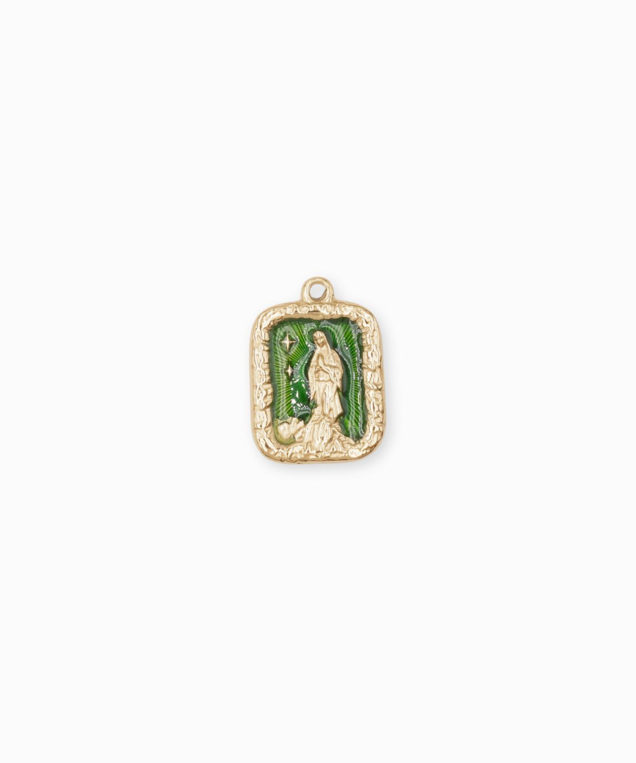 Pendentif rectangle Vierge Marie 20.30x14mm