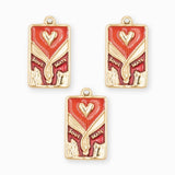 Pendentif médaille soul mate 20x13.5mm