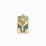 Pendentif médaille soul mate 20x13.5mm
