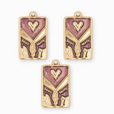 Pendentif médaille soul mate 20x13.5mm