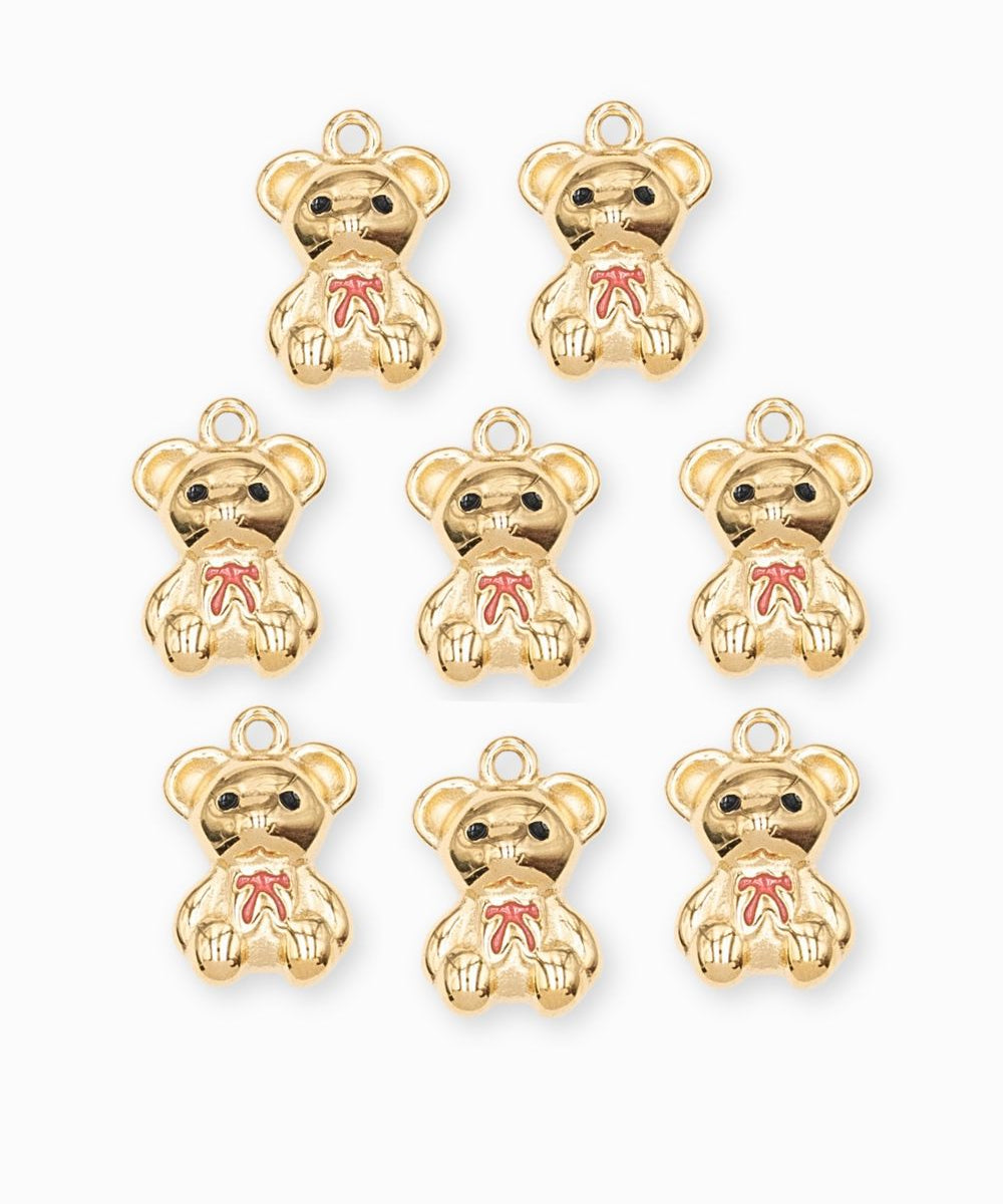 Pendentif ourson 15.5x12.5mm