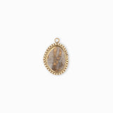 Pendentif pierre 16x13mm
