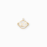 Pendentif saturne 8.5x12mm