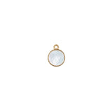 Pendentif en nacre rond 9mm