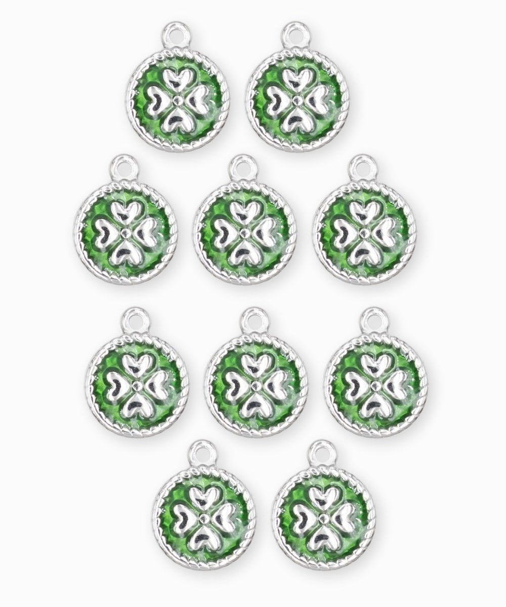 Pendentif médaille trèfle 13.5mm