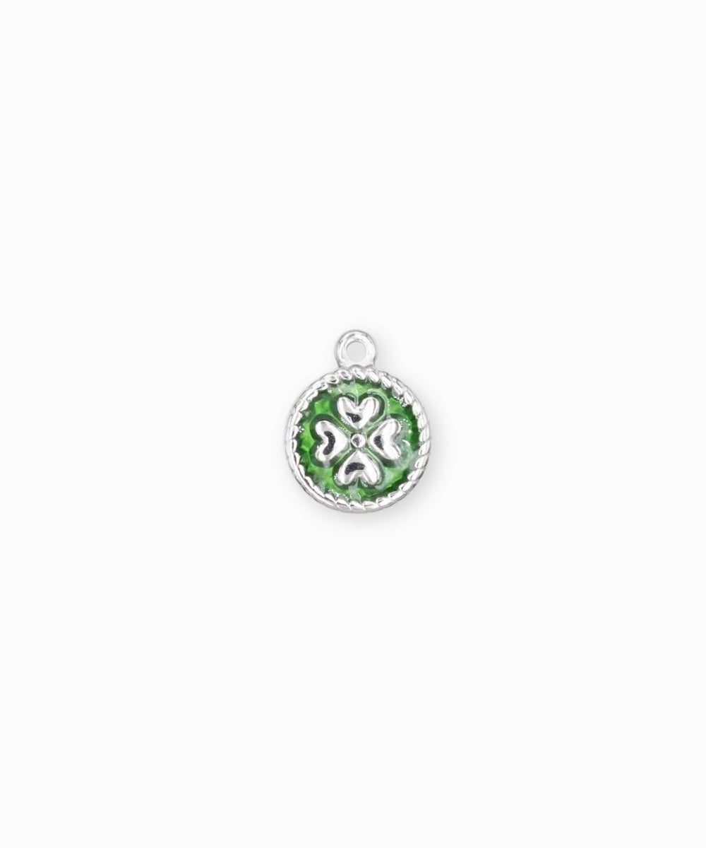 Pendentif médaille trèfle 13.5mm