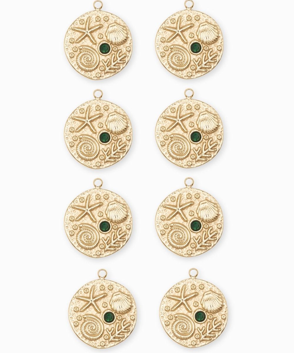 Pendentif médaille plage 20mm