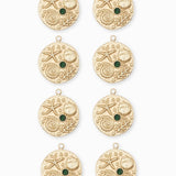 Pendentif médaille plage 20mm