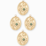 Pendentif médaille planet 18x15mm
