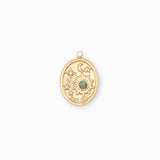 Pendentif médaille planet 18x15mm