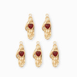 Pendentif coeur fortune 18x7.5mm