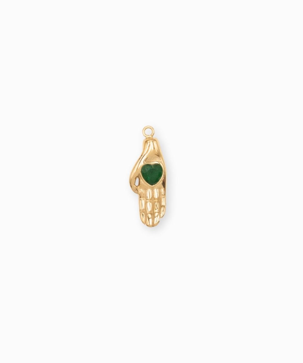 Pendentif coeur fortune 18x7.5mm