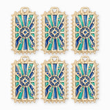 Pendentif médaille rayon étoile 28x18mm