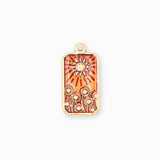Pendentif médaille pissenlit 22.5x13.5mm