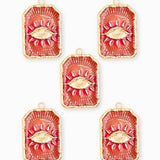 Pendentif médaille oeil voyant 23x17mm