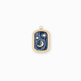 Pendentif médaille midnight 17.5x13.5mm