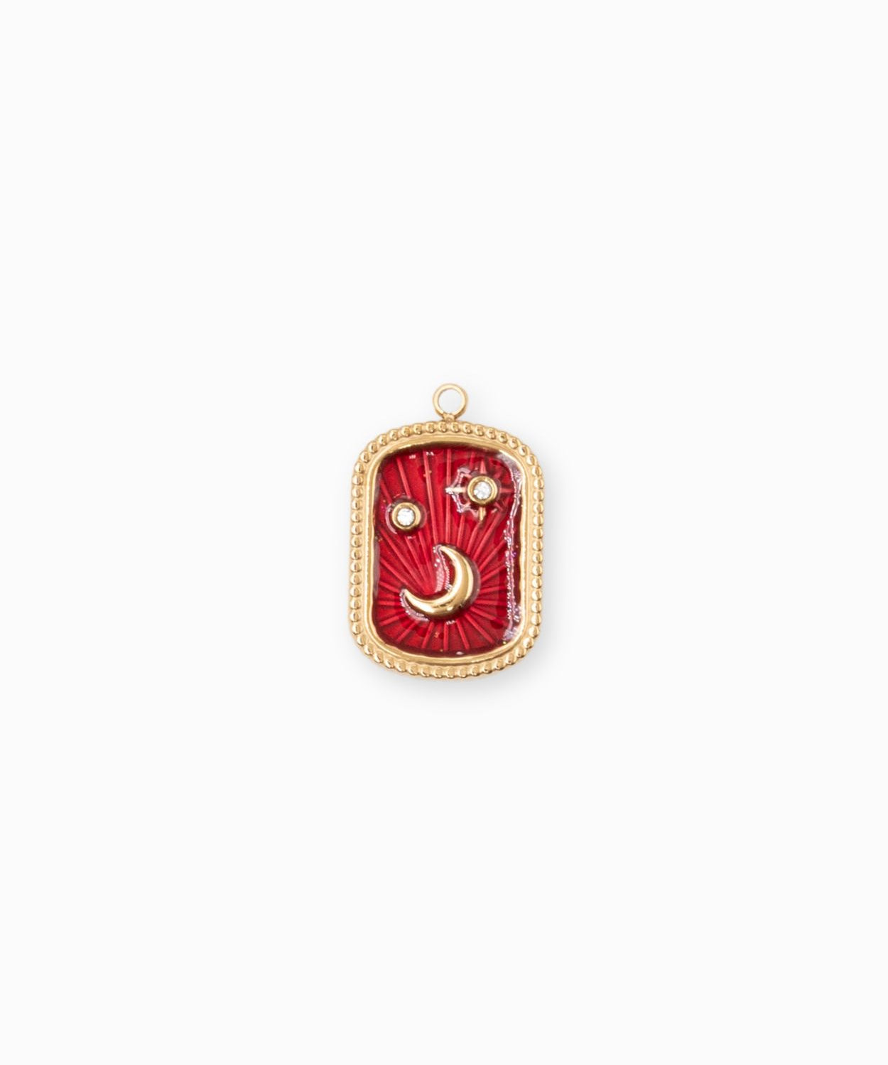 Pendentif médaille midnight 17.5x13.5mm