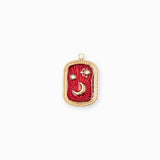 Pendentif médaille midnight 17.5x13.5mm