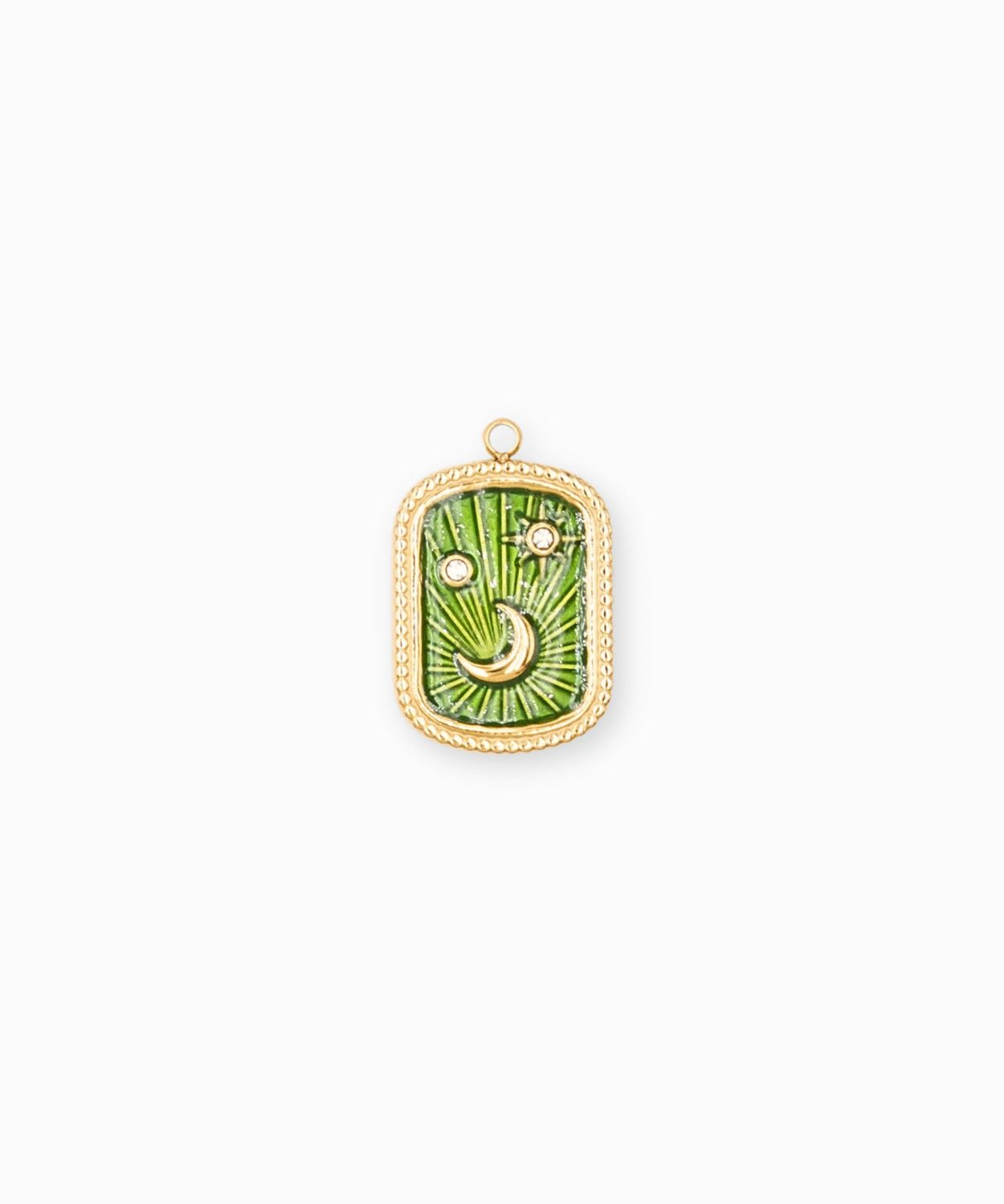 Pendentif médaille midnight 17.5x13.5mm
