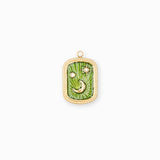 Pendentif médaille midnight 17.5x13.5mm