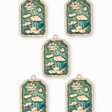 Pendentif médaille lotus lake 23x17mm