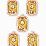 Pendentif médaille Apollo 24x18mm - Doré