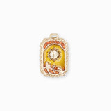 Pendentif médaille Apollo 24x18mm - Doré