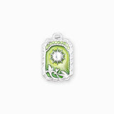 Pendentif médaille Apollo 24x18mm - Rhodié
