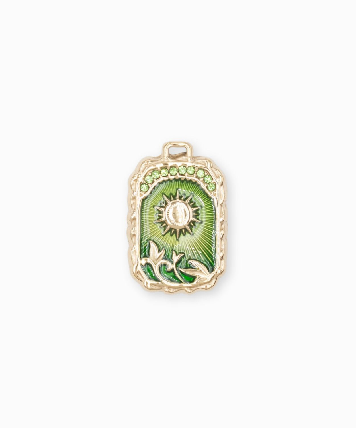 Pendentif médaille Apollo 24x18mm - Doré